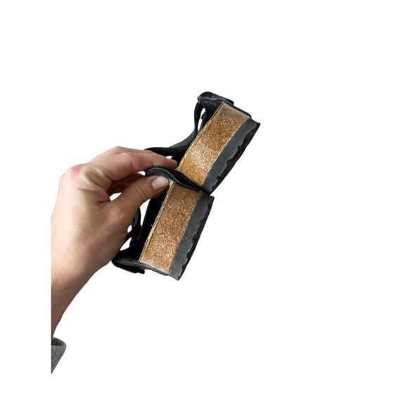 Birkenstock Birki’s Dorian Leather Slip On Clog Black size 39 Narrow Cross Strap - Picture 8 of 9